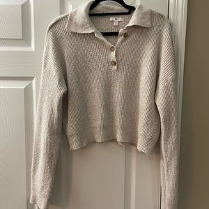 Brand New BP NORDSTROM Rib Long Sleeve Polo Sweater